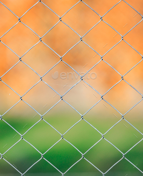 Vertical of a chain link fence