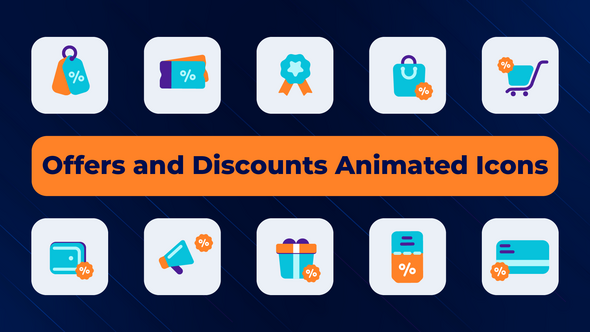 Offers and Discounts Animated Icons
