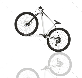 bike isolated on white background
