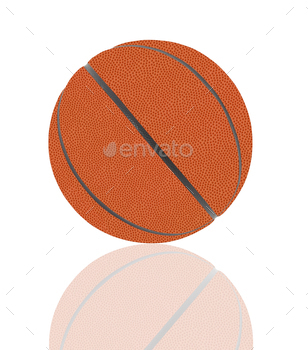 Basketball ball isolated