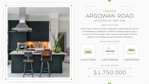 Minimal Real Estate Slides alt