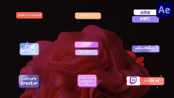 Dynamic Liquid Lower Thirds for After Effects alt