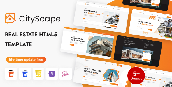 CityScape – Real Estate HTML5 Template Multipurpose