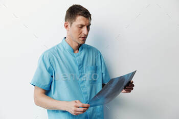 Hospital background medicine men stethoscope health men uniform professional person adult medic