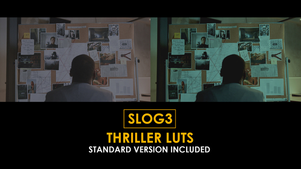Slog3 Thriller and Standard LUTs