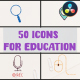 Animated Icons for Education and E-learning for DaVinci Resolve - VideoHive Item for Sale