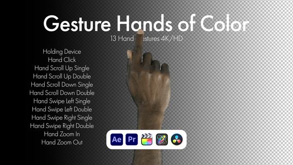 Gestures Hands of Color