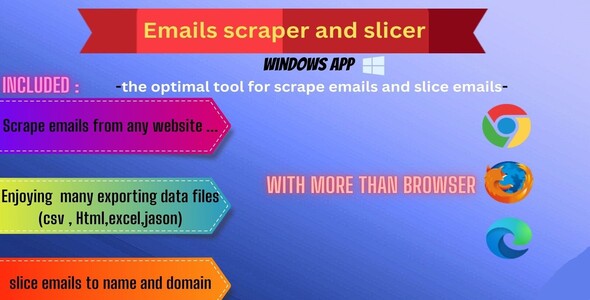 Emails extractor and slicer-the optimal tool for extracting emails and slicing -