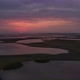 Aerial Drone View of Sunset Over a Group of Lakes - VideoHive Item for Sale
