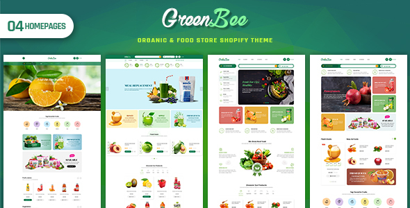GreenBee - Vegetable and Fruit Shop Shopify Theme