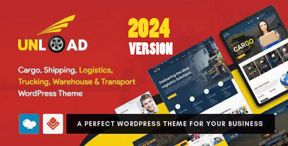 Unload - Cargo, Shipping, Logistics, Trucking, Warehouse & Transport WordPress Theme