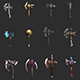 Fantasy Axe Collection - 3DOcean Item for Sale