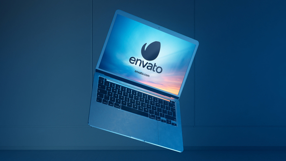 Stylish Room Laptop Logo Reveal alt