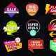 Clean Sale Lables & Badges Pack - VideoHive Item for Sale