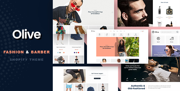 Olive - Fashion & Barber Store Shopify Theme