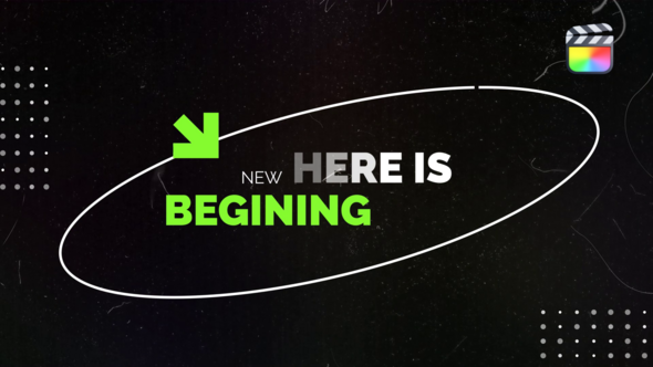 Abstract Text Titles / FCPX alt