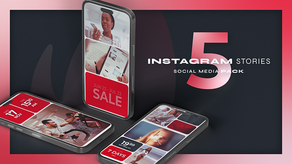 Instagram Vertical Red Online Education Course Promo