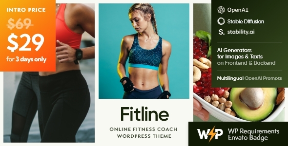 FitLine — Online Fitness CoachTheme