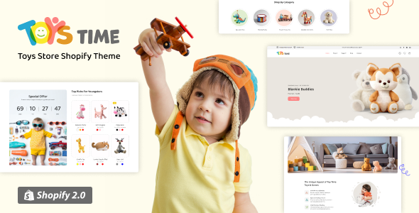 Toy Time - Kids Clothing, Toys Shopify Theme
