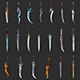 Fantasy Sword Collection Pack 04 - 3DOcean Item for Sale