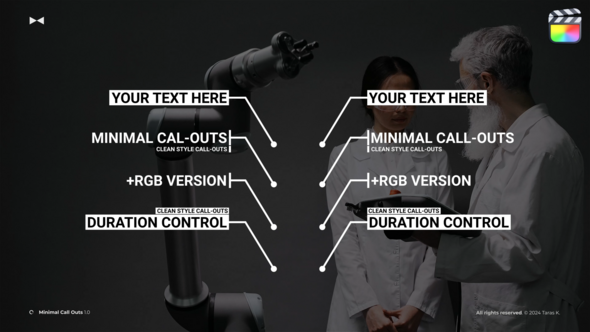 Minimal Call Outs 1.0 \ FCPX alt