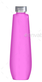 purple bottle for cosmetic products