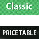 Modern Price Table - GraphicRiver Item for Sale
