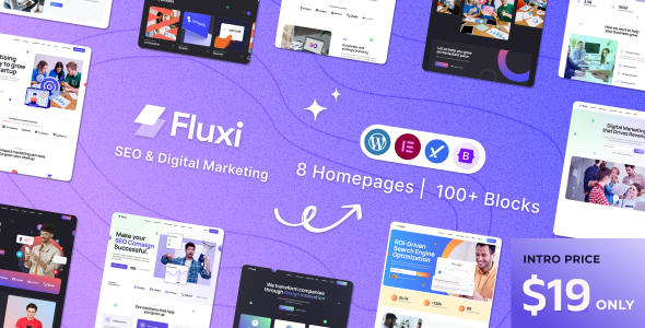 Fluxi - SEO & Digital Marketing Agency WordPress Theme