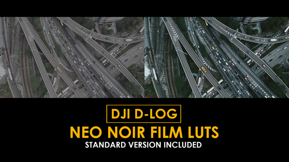 DJI D-Log Neo Noir Film LUTs