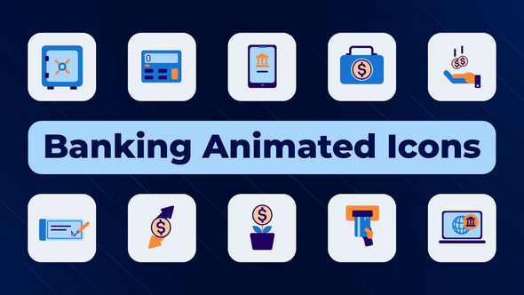 Banking Animated Icons