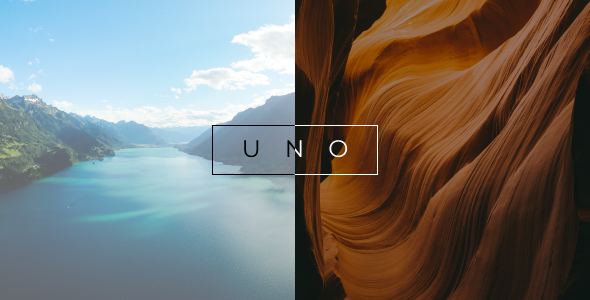 Uno - Creative Photography WordPress Theme