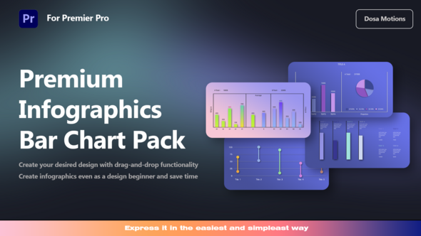 Premium bar chart pack | Infographics