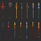 Fantasy Spear Collection - 3DOcean Item for Sale