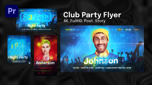 Club Party Flyer | Premiere Pro