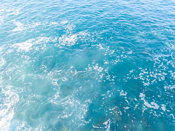 Atlantic ocean water, you can see water pollution, due to landfills contaminating the water