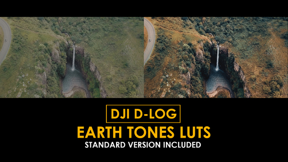 DJI D-Log Earth Tones Color LUTs
