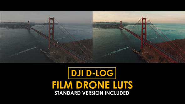 DJI D-Log Film Drone Color LUTs