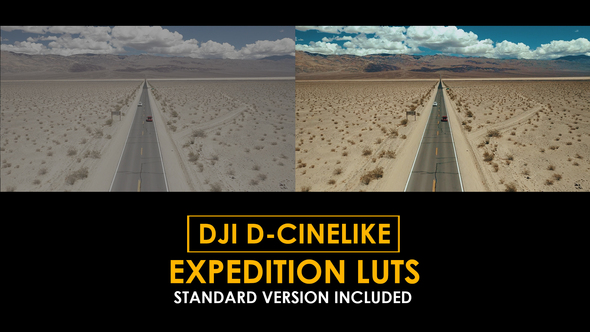 DJI D-Cinelike Expedition Color LUTs