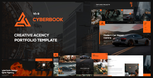 Cyberbook - Creative Agency / Personal   Portfolio Template
