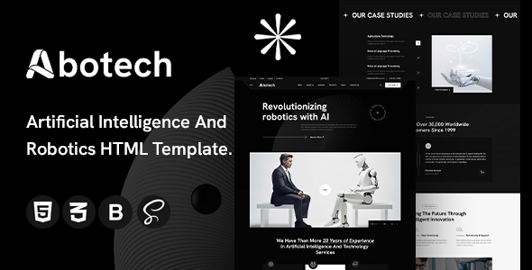 Abotech - Artificial Intelligence & Robotics HTML Template