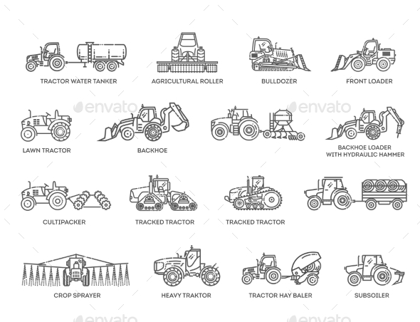 The Set of Agricultural Machinery