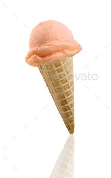 Ice cream in the cone