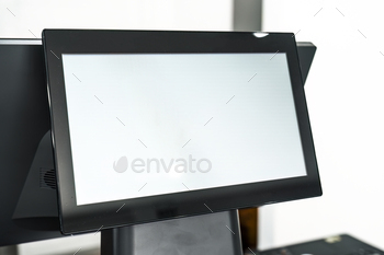 Cash register display, Black and white touch screen monitor