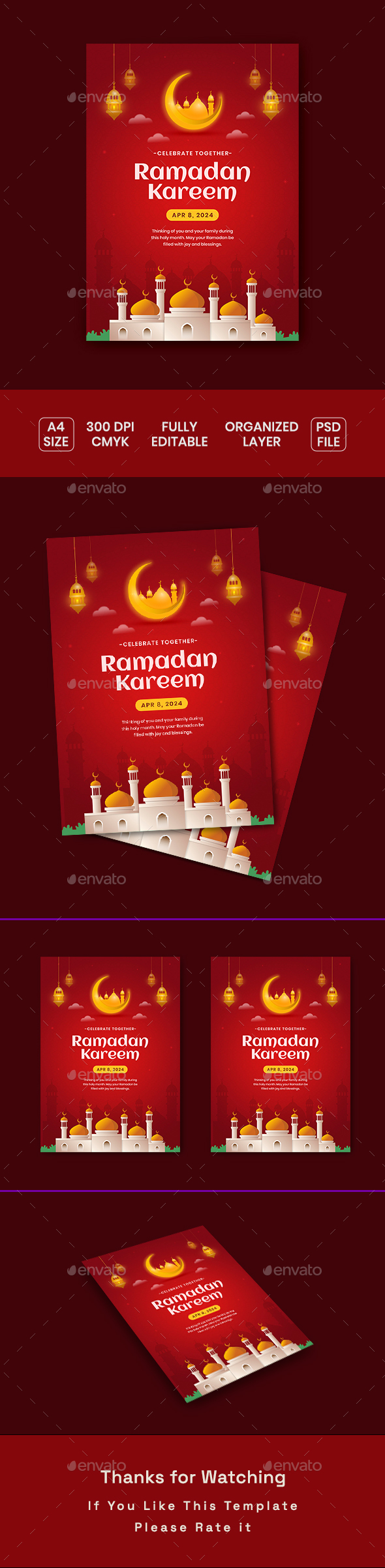 Ramadan Kareem Flyer template