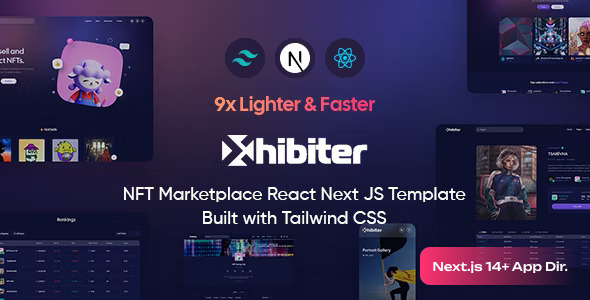 Xhibiter | NFT Marketplace React NextJS Template