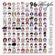 96 Hairstyles - 3DOcean Item for Sale