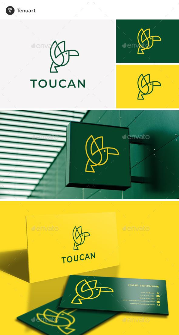 Toucan Bird Logo