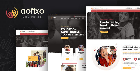 Aofixo - Non Profit Charity HTML Template