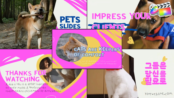 Slides Pets | FCPX alt