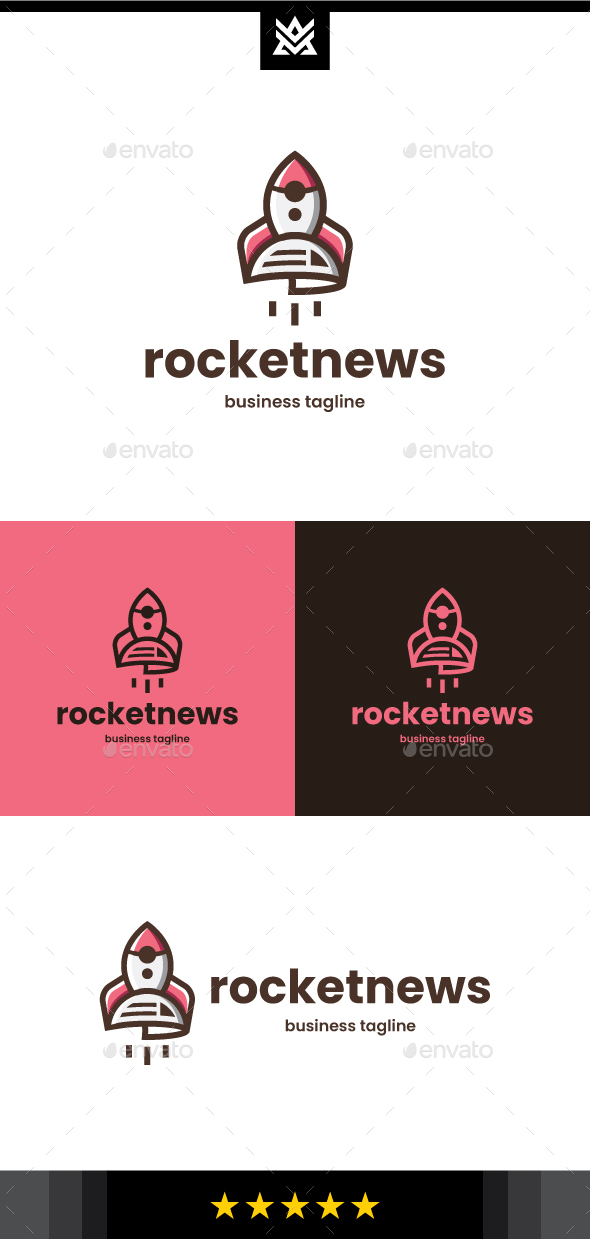 Rocket News Logo Template